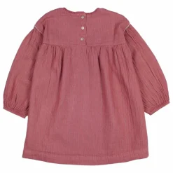 Robe Lurex Gaze de Coton Bio | Mauve