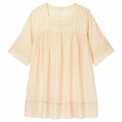 Robe Lurex Senna | Rose pêche