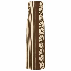 Robe Maeve Clove Coconut Lin | Marron