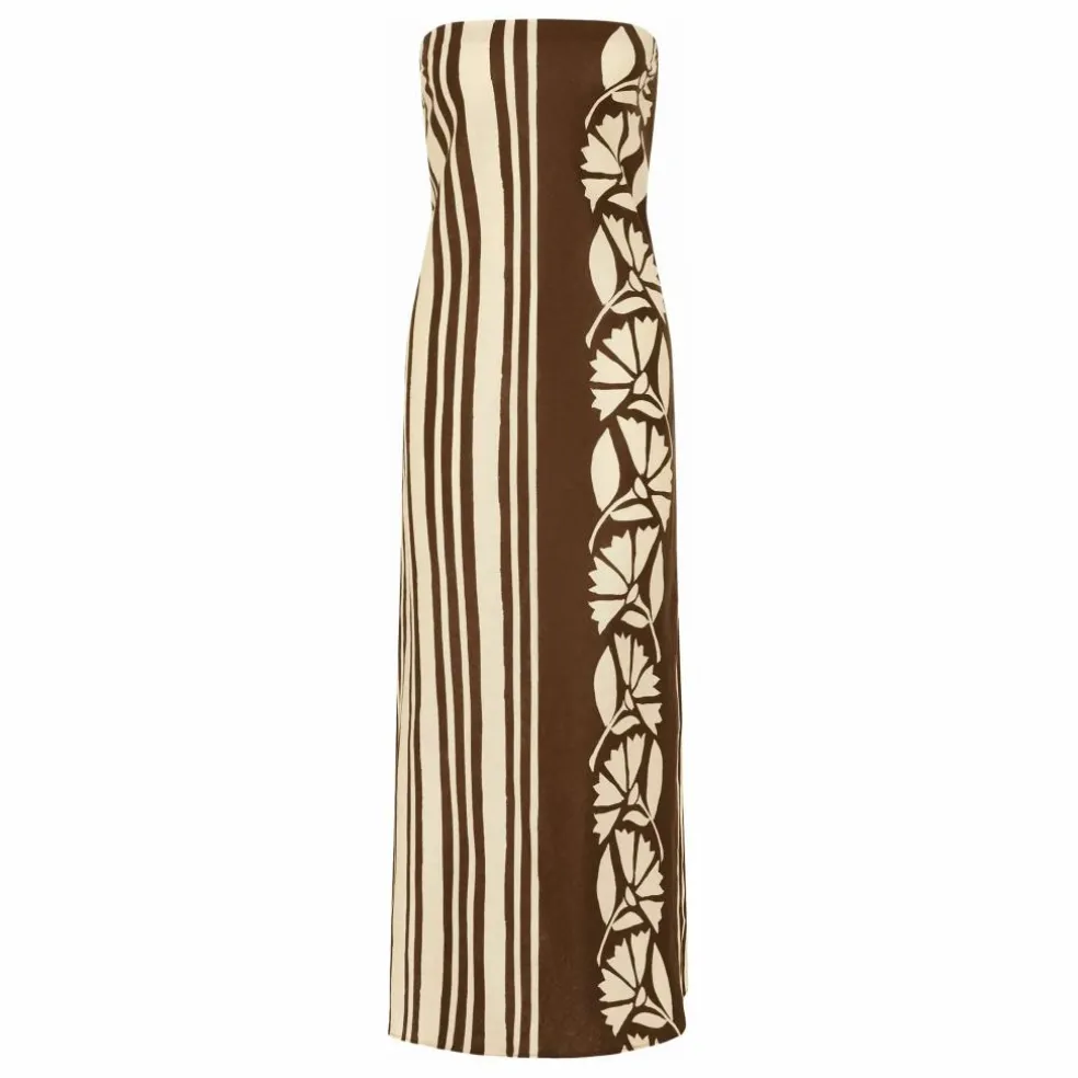 Robe Maeve Clove Coconut Lin | Marron