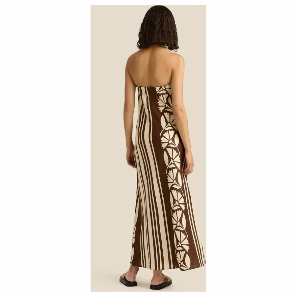 Robe Maeve Clove Coconut Lin | Marron