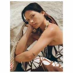 Robe Maeve Clove Coconut Lin | Marron