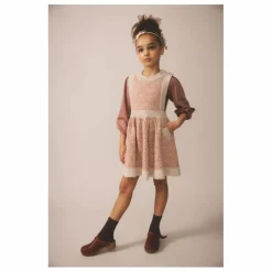 Robe Mathilda Laine de Mérinos | Rose pâle