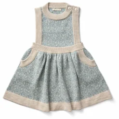 Robe Mathilda Laine de Mérinos | Bleu pâle