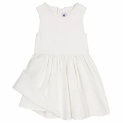 Robe Meora Gauffrée | Ecru
