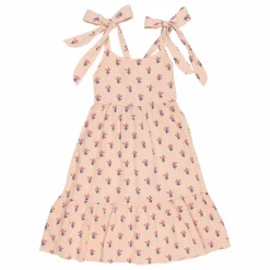 Robe Midi Capri Coton Bio | Rose pâle