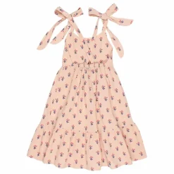 Robe Midi Capri Coton Bio | Rose pâle