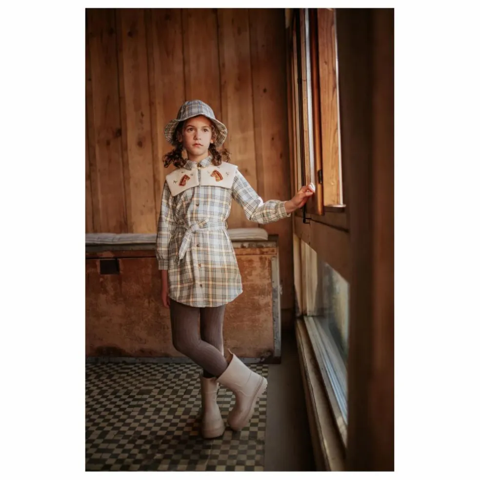 Robe Mildred | Bleu gris