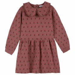 Robe Molleton Fleurie Coton Bio | Violine