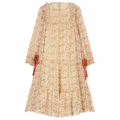 Robe Métalisée Nyna | Crème