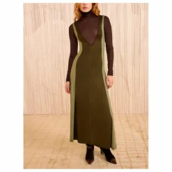 Robe Nahla | Vert kaki
