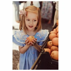 Robe Nalina Chambray Coton Bio | Bleu ciel