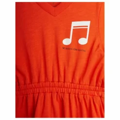 Robe Note Coton Bio | Rouge
