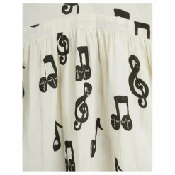 Robe Notes Gaze de Coton Bio | Blanc