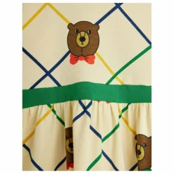 Robe Ours Carreaux Coton Bio | Ecru