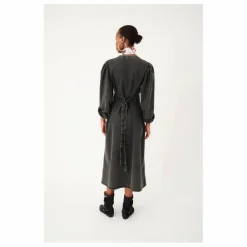 Robe Paris Ceinturée Denim | Washed Black