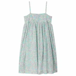 Robe Passion Liberty Coton Bio | Vert d'eau