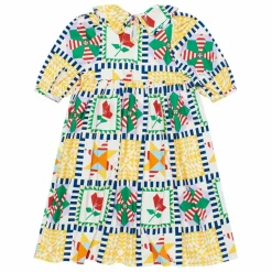 Robe Patchwork | Jaune