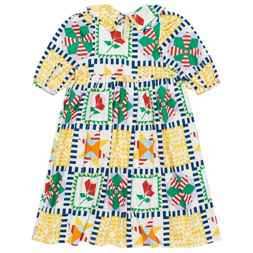 Robe Patchwork | Jaune