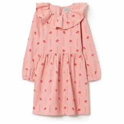 Robe Peony Velours Côtelé | Rose