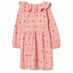 Robe Peony Velours Côtelé | Rose