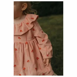 Robe Peony Velours Côtelé Mini | Rose