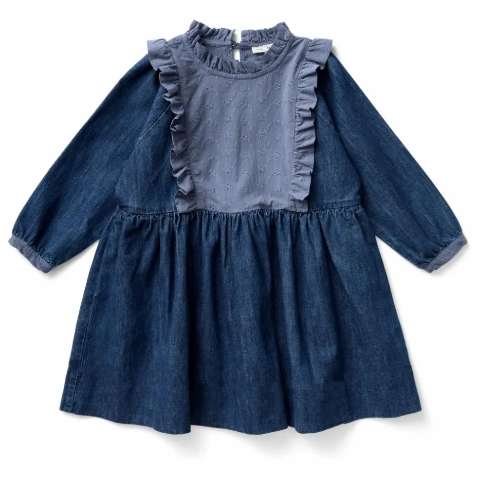 Robe Percy Coton Bio | Bleu