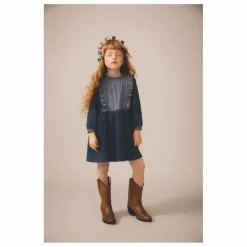 Robe Percy Coton Bio | Bleu