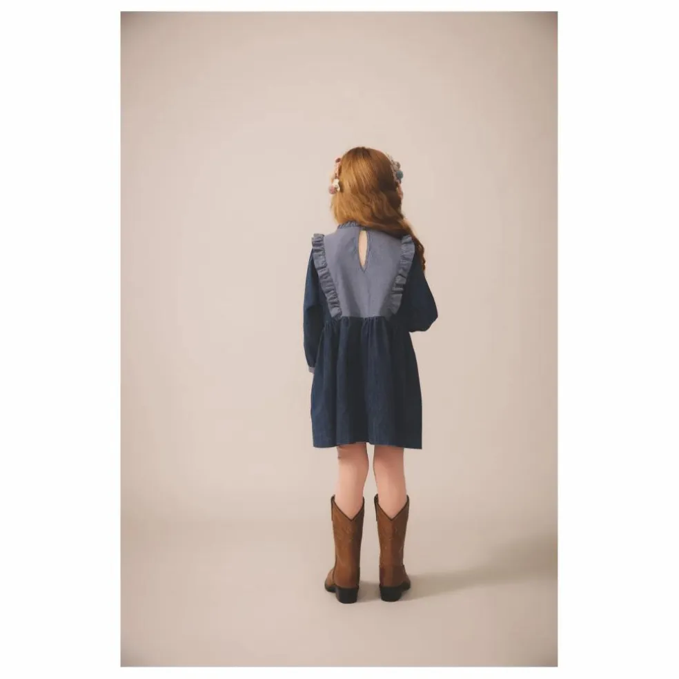 Robe Percy Coton Bio | Bleu