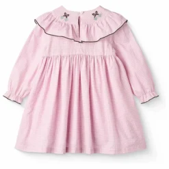 Robe Pied-de-poule Coton Bio | Rose