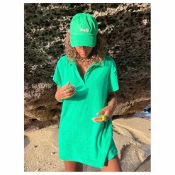 Robe Polo Terry | Vert
