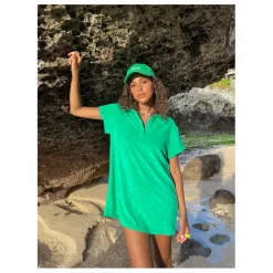 Robe Polo Terry | Vert
