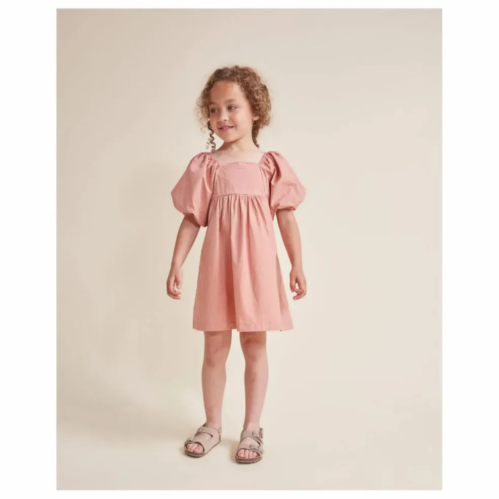 Robe Popeline Coton Bio | Vieux Rose