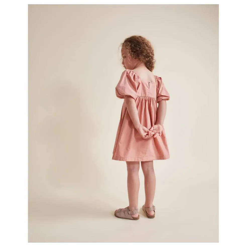 Robe Popeline Coton Bio | Vieux Rose