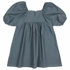 Robe Popeline Coton Bio | Bleu nuit