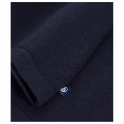 Robe Pull Col Claudine Coton Bio | Bleu marine