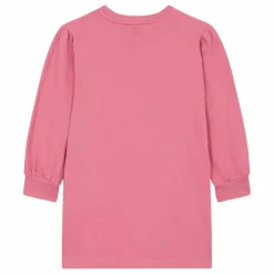Robe Pull Fille Manches Bouffantes | Vieux Rose