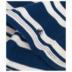 Robe Rayée Coton Epais | Bleu marine