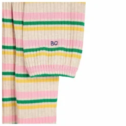 Robe Rayée Côtelée Coton Bio | Ecru