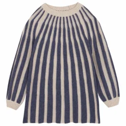 Robe Rayures | Bleu gris