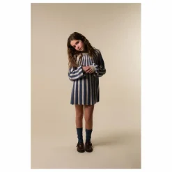 Robe Rayures | Bleu gris