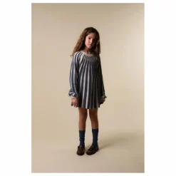 Robe Rayures | Bleu gris