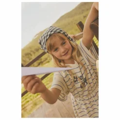 Robe Rayures Eponge | Ecru