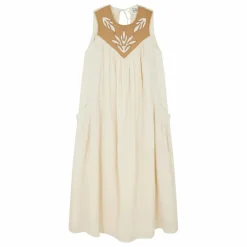 Robe Robeen Paros Coton Bio | Blanc cassé