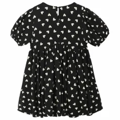 Robe Rose Cœurs | Noir