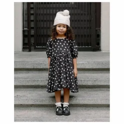 Robe Rose Cœurs | Noir
