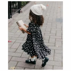 Robe Rose Cœurs | Noir