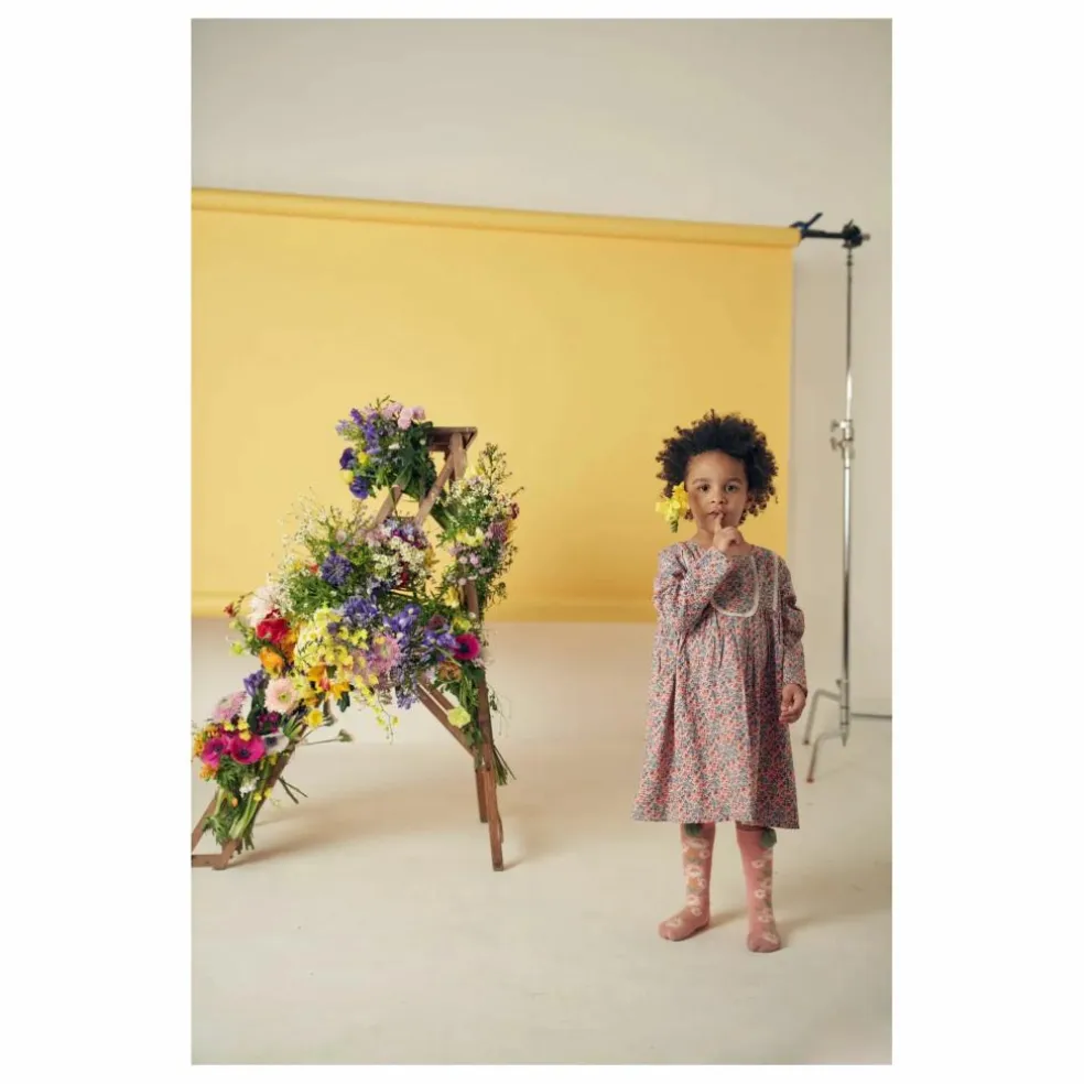 Robe Roulotta Fleurie | Rose