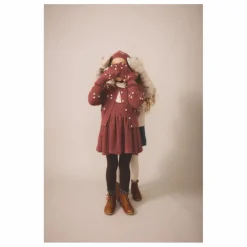 Robe Sage Laine de Mérinos | Bois de rose