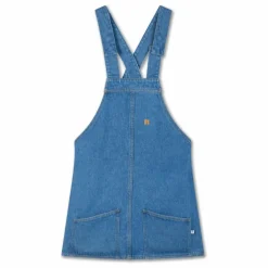 Robe Salopette Coton Bio | Bleu jean